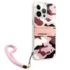 Guess GUHCP13XKCABPI iPhone 13 Pro Max 6,7 różowy/pink hardcase Camo Strap Collection